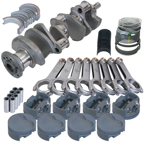 Eagle Pontiac 455 4.500in Crank 6.800in H-Beam -6cc Flat Top 4.185in Pistons Rotating Assembly - 515044185 Photo - Primary