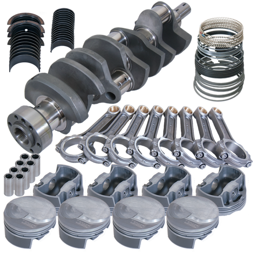 Eagle Chevy 454 1Pc 4.250in Crank 6.385in I-Beam Rods 18cc Dome 4.310in Pistons Rotating Assembly - 61113060 Photo - Primary