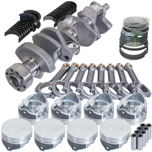 Eagle Chevy 350 1Pc 3.480in Crank 6.000in I-Beam Rod -7cc Flat Top 4.000in Pistons Rotating Assembly - 62005L000 Photo - Primary