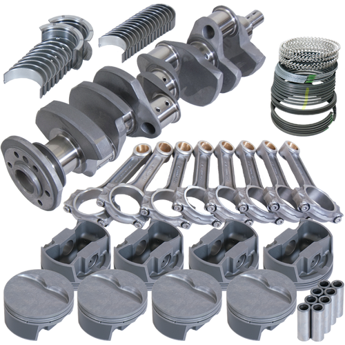 Eagle Chevy 350 3.750in Crank 6.000in I-Beam Rods -5cc Flat Top 4.060in Pistons Rotating Assembly - 62011060 Photo - Primary