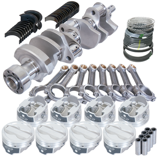 Eagle Chevy LT1 350 1Pc 3.750in Crank 6.000in I-Beam Rods -18cc 4.000in Pistons Rotating Assembly - 62303L000 Photo - Primary