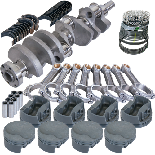 Eagle Ford 289/302 3.250in Crank 5.400in I-Beam Rods -6cc Flat Top 4.125in Pistons Rotating Assembly - 64006125 Photo - Primary