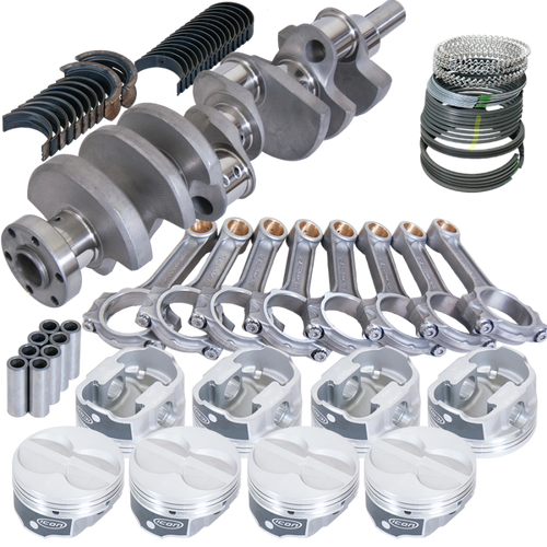 Eagle Ford 289/302 3.250in Crank 5.400in I-Beam Rod -11cc Flat Top 4.000in Pistons Rotating Assembly - 64251000 Photo - Primary