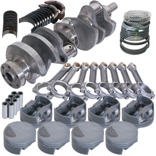 Eagle Ford 351C 4.000in Crank 6.000in I-Beam Rods -3.2cc Flat Top 4.030in Pistons Rotating Assembly - 64702030 Photo - Primary