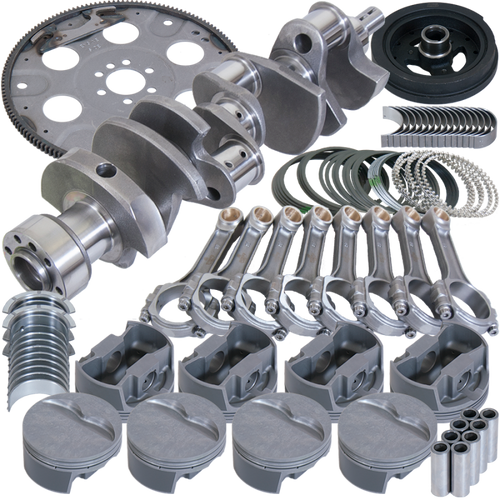 Eagle Chevy 350 3.750in Crank 6.000in I-Beam Rods -5cc Flat Top 4.040in Pistons Balanced Assembly - B13007E040 Photo - Primary