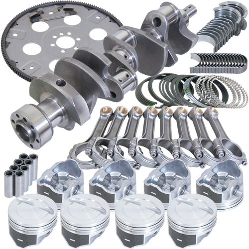 Eagle Chevy LT1350 1Pc 3.750in Crank 5.700in I-Beam 4.040in Pistons 168 Tooth FP Balanced Assembly - B13504L04068 Photo - Primary
