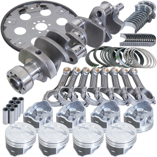 Eagle Chevy LT1350 1Pc 3.750in Crank 5.700in I-Beam 4.060in Pistons 168 Tooth FP Balanced Assembly - B13504L06068 Photo - Primary