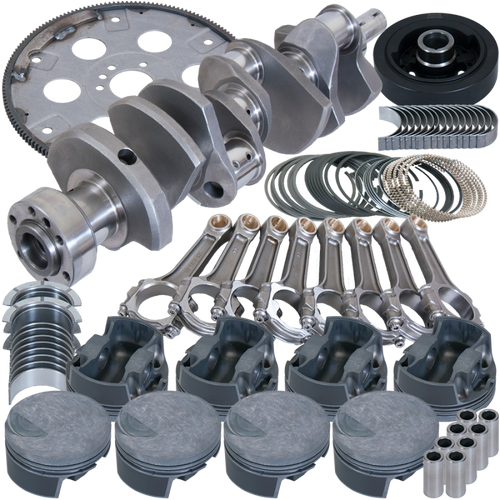Eagle Chevy 454 1Pc 4.250in Crank 6.385in I-Beam Rod -3cc Flat Top 4.280in Pistons Balanced Assembly - B18020L030 Photo - Primary