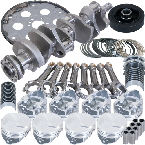 Eagle Chevy 454 4.250in Crank 6.385in I-Beam Rods 17cc Dome 4.350in Pistons Balanced Assembly - B18023100 Photo - Primary