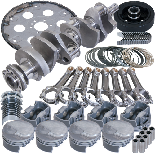 Eagle Chevy 454 1Pc 4.250in Crank 6.385in I-Beam Rods 17cc Dome 4.320in Pistons Balanced Assembly - B18023L070 Photo - Primary