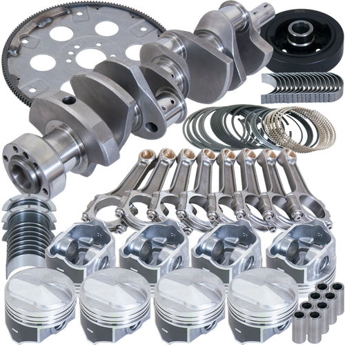 Eagle Chevy 454 1Pc 4.000in Crank 6.135in I-Beam Rods 4.310in Pistons 168 Tooth FP Balanced Assembly - B18401L060 Photo - Primary
