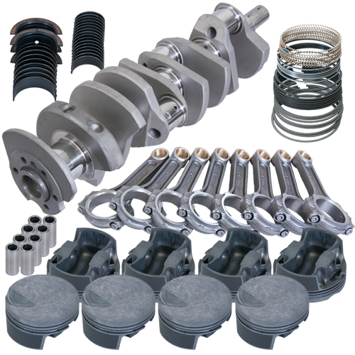 Eagle Chevy 454 4.250in Crank 6.385in I-Beam Rods -3cc Flat Top 4.350in Pistons Rotating Assembly - F1011100 Photo - Primary