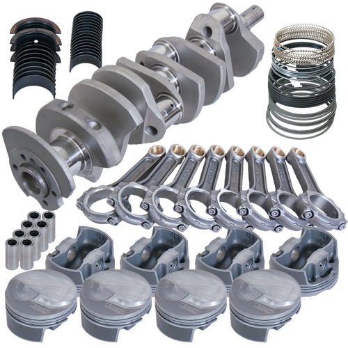 Eagle Chevy 454 4.250in Crank 6.385in I-Beam Rods 18cc Dome 4.310in Pistons Rotating Assembly - F1012060 Photo - Primary
