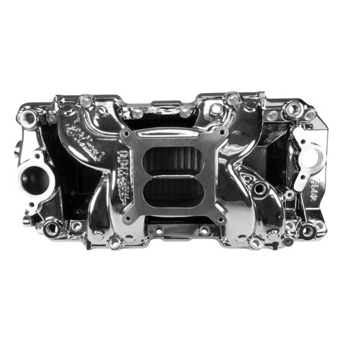 Edelbrock Chevy Big Block RPM Air-Gap 2-R Intake Manifold - Chrome Plasma Finish - 7562-CP User 1