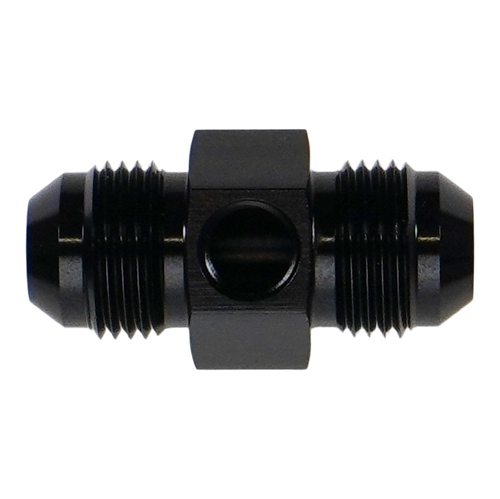 DeatschWerks 8AN Male Flare Gauge Adapter with 1/8in Gauge Port - 6-02-0771-B Photo - Primary