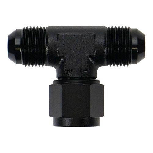 DeatschWerks 8AN Male Flare to Female Flare Swivel Tee on 90 - 6-02-0778-B Photo - Primary