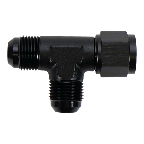 DeatschWerks 10AN Male Flare to Female Flare Swivel Tee on Straight - 6-02-0779-B Photo - Primary