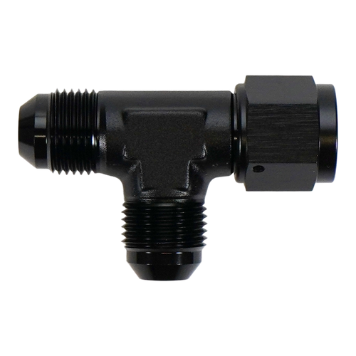 DeatschWerks 8AN Male Flare to Female Flare Swivel Tee on Straight - 6-02-0781-B Photo - Primary