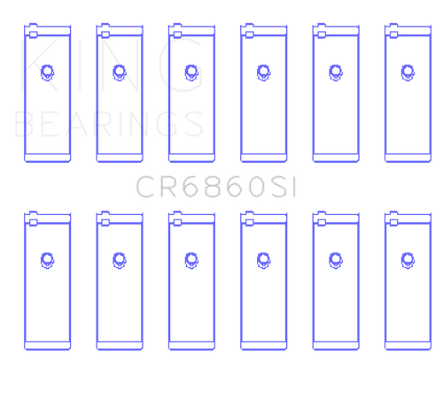 King Engine Bearings GM Vortec 254 Rod Bearings - CR6860SI Photo - out of package