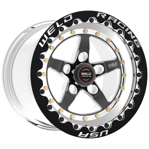 Weld Weldstar 17x10 / 5x120 BP / 7.2in. BS Black Wheel SBL - High Pad - 91HB7100N72F Photo - Primary