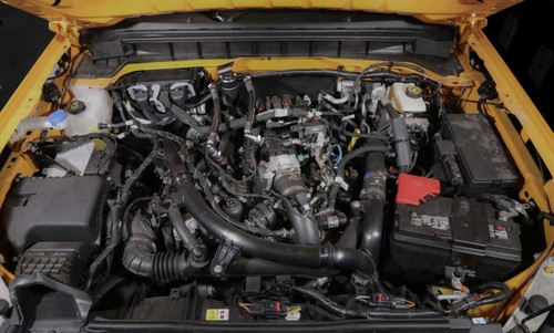 K&N Catch Can Oil Separator Ford Bronco 2.7L 21-22 - 81-0810 Photo - Mounted