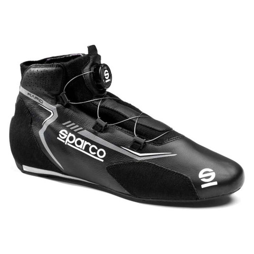 Sparco Shoe Rapid BLK/GRY - 46 - BRB0002B0K10046 Photo - Close Up