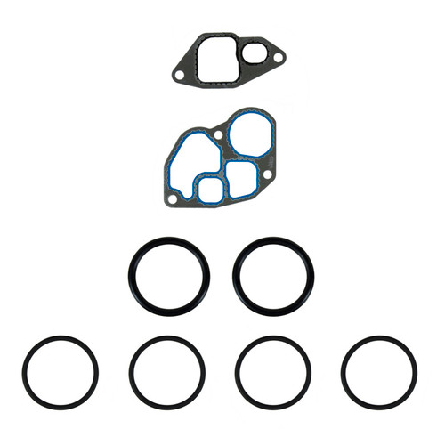 Fel-Pro 95-96 Ford F-250/95-97 F-350 Super Duty Engine Oil Cooler Gasket Set - ES72519 Photo - Primary