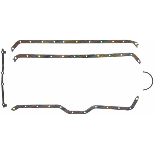 Fel-Pro Jeep Wrangler OS 13881 C-1 Engine Oil Pan Gasket Set Blue Stripe cork-rubber - OS13881C1 Photo - Primary