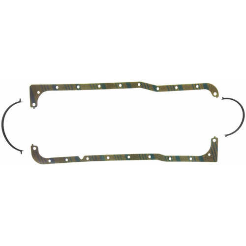 Fel-Pro Ford F-150 OS 30214 C Engine Oil Pan Gasket Set Blue Stripe cork-rubber - OS30214C Photo - Primary