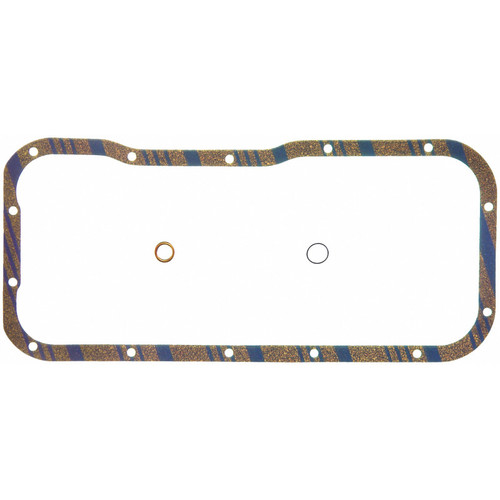 Fel-Pro Nissan Sentra OS 30619 C Engine Oil Pan Gasket Set Blue Stripe cork-rubber - OS30619C Photo - Primary