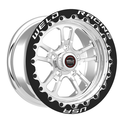 Weld S70 RT-S 15x10in / 5x114.3 BP / 7.5in. BS - Polished Center - Polished Shell Wheel - 70MP510A75F User 1
