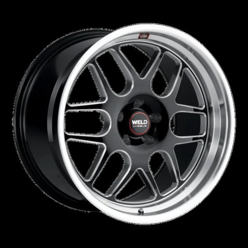Weld Solana 22x12 / 5x127 BP / ET-57 / 78.1mm Bore - Gloss Black MIL DIA Wheel - S11022073425 Photo - Primary