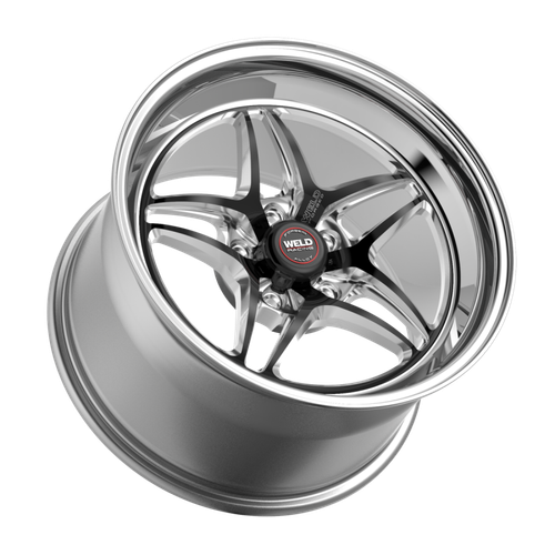 Weld S81 17x4.5 / 5x4.5 BP / 1.7in. BS (-27mm Offset) Black Wheel 3.18 ID (Low Pad) - Non-Beadlock - 81LB7045A17A Photo - Close Up