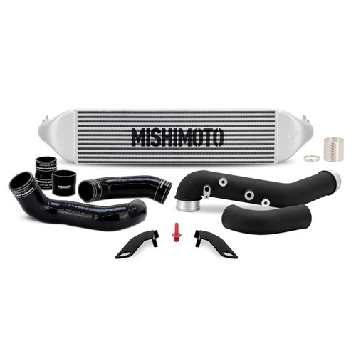 Mishimoto 2023+ Honda Civic Type-R Intercooler Kit w/Pipes - Silver Intercooler/Black Pipes - MMINT-CTR-23KSLBK Photo - Primary