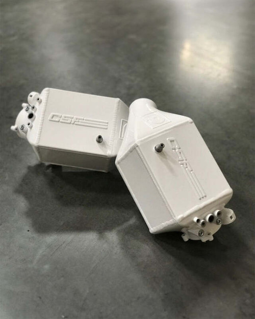 CSF 12-16 BMW M5 (F10) / 12-18 BMW M6 (F06/F12/F13) Twin Charge-Air-Cooler Set - Alpine White - 8109AW Photo - Primary