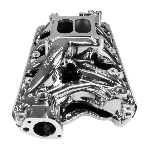 Edelbrock RPM Air-Gap Small Block Ford 351W Intake Manifold - Chrome Plasma Finish - 7581-CP Photo - out of package