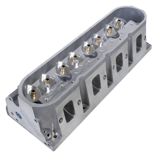 Edelbrock Victor CNC GM LS7 12 Degree 6-Bolt Cylinder Head, 291cc, .220in Int Port, CI PM Seat - 77679 Photo - Mounted