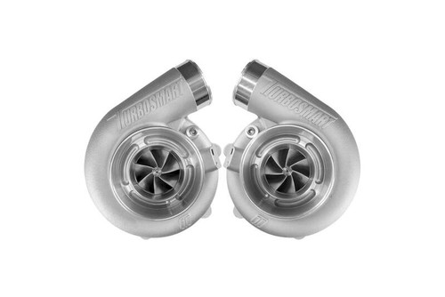 Turbosmart V-Band 0.82AR Oil Cooled TS-1-5862B Mirror Twin Turbo Package - TS-1-5862B-VB082E-MT Photo - Primary