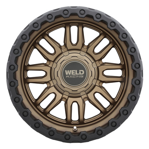 Weld Off-Road Swift 17x9in - 8x180 BP - ET-12 - 124.3mm CB - Satin Bronze Wheel & Black Ring - W18079018450 Photo - Primary