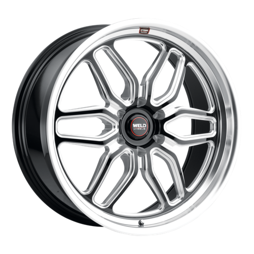 Weld Laguna 6 22x9.5 6x139.7 ET25 6.23 BS - Gloss Black Milled - Non-Beadlock - S10929584P25 Photo - Primary