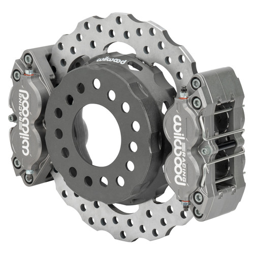 Wilwood Big Ford New Style Dynapro SA Lug Drive Dynamic Dual Rear Drag Brake Kit- 2.50 Offset - 140-17874-D Photo - Primary