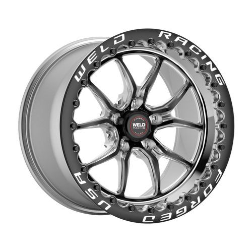 Weld RT-S S85 17x11 / 5x115 BP / 6.2 BS Black Wheel (Med Pad) - Single Beadlock 3.18 ID - 85HB7110W62F Photo - Primary