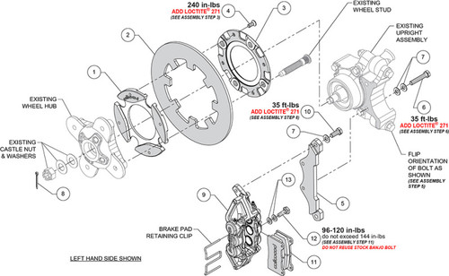 Wilwood kit rear UTV race polaris rzr xp turbo 2016-21 11.25 rotor ANO - 140-17597 Photo - Primary