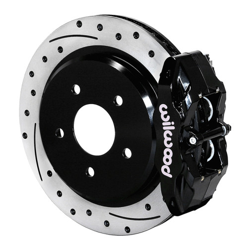 Wilwood kit rear DPC5/6 vette 97-04 all C5 12.00 rotor SRP black W/PADS & lines - 140-17670-D Photo - Primary