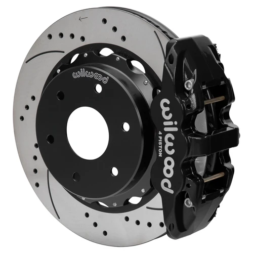 Wilwood kit rear DISC/DRUM AERO4 big ford new style 2.50 offset 14.00 rotor 6 lug SRP - 140-18150-D Photo - Primary