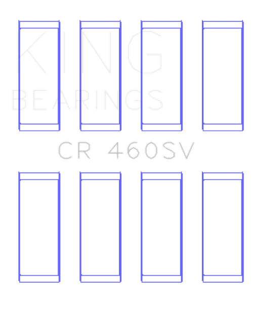 King Engine Bearings Audi/VW 1.9L/2.0L TDI Diesel Connecting Rod Bearings Set - Size +0.25mm - CR460SV0.25 Photo - Primary