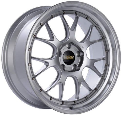 BBS LM-R 19x9 5x112 ET44 Diamond Silver w/ Diamond Machined Lip Wheel  - 82mm PFS/Clip Required - LM352DSPK Photo - Primary