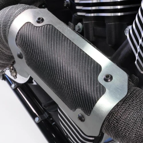 DEI Flexible Pipe Shield - 4in x 8in - Onyx - 902459 Photo - lifestyle view