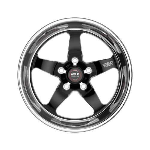 Weld S71 20x11 / 5x115 / 5.8 BS / 3.18 HB - Black Center - Polished Shell - Non-BL Wheel - 71EB0110W58A Photo - Close Up