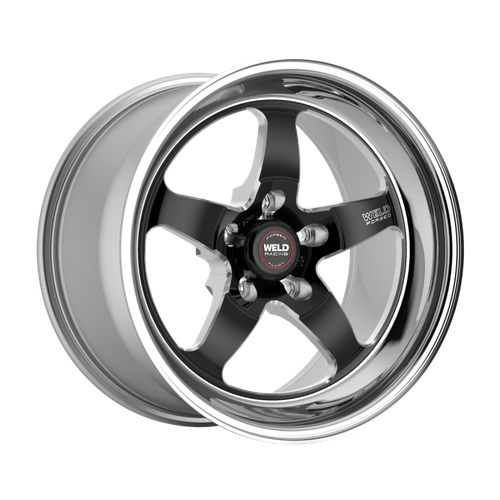 Weld S71 18x8 / 5x114.3 / 4.7 BS / 3.18 HB - Black Center - Polished Shell - Non-BL Wheel - 71MB8080A47A Photo - Primary